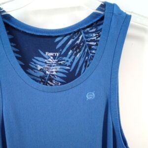 ⭐3/$30 Born Spandex Blend Blue Tank Top M
